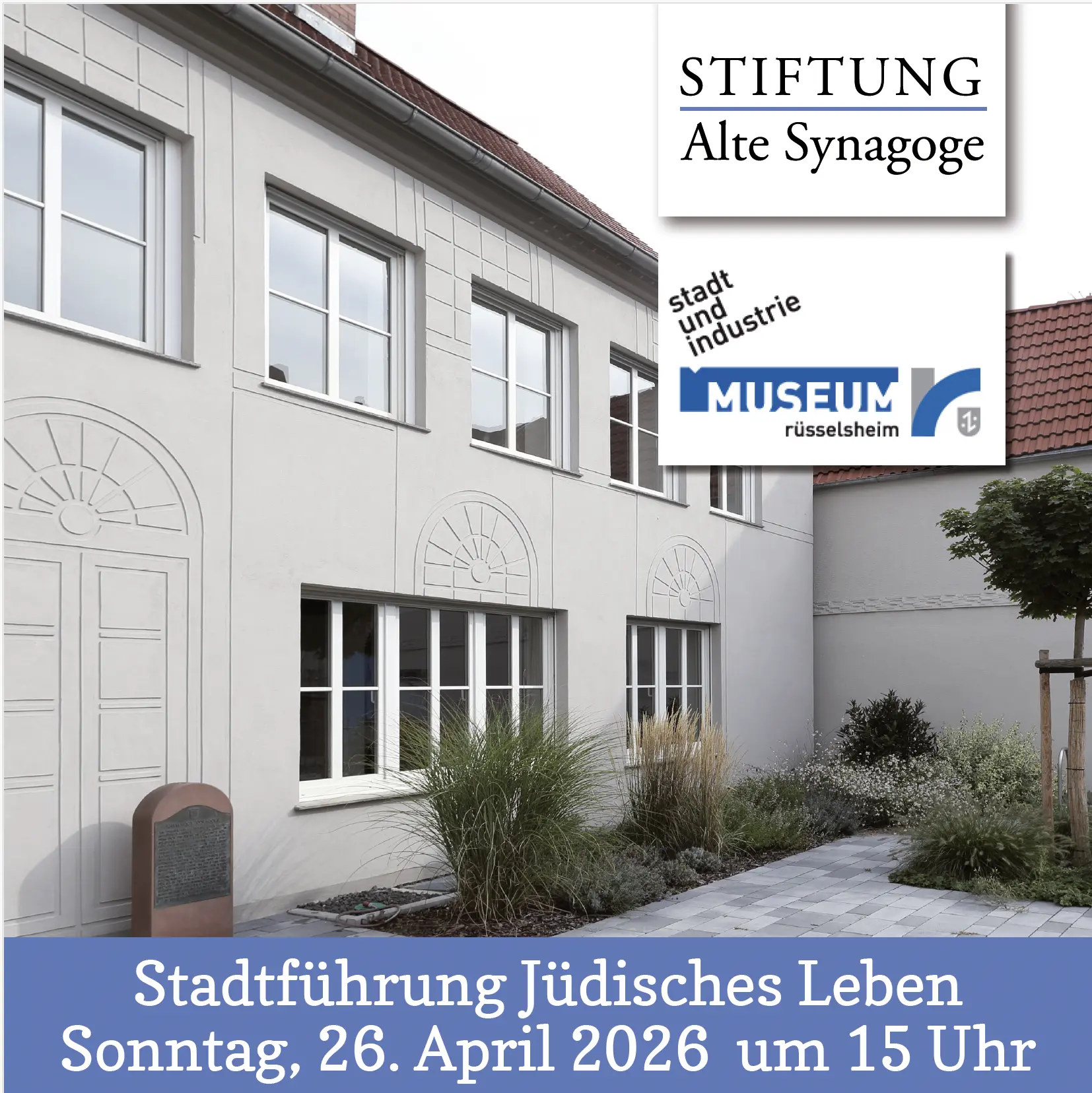 Stadtführung: Jüdisches Leben in Rüsselsheim 